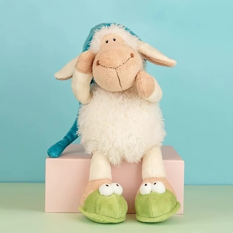 1pc Soft Cuddly Lamb Toy 1pc Cuddly Lamb Plush Toy, Soft Polyester Stuffed Animal, Interactive Pet Chew Toy for Dogs & Cats, Creative Shape, Ideal for Small to Medium Breeds, Durable Pet Supplies for Training & Decoration, Stuffed Plushies