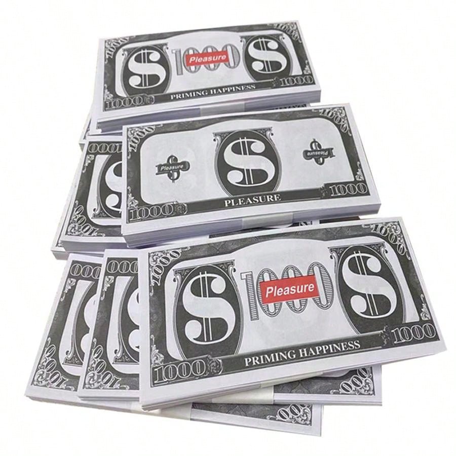 10 Sets Of 100pcs Spray Money Gun Dollar Bills Toy Game Props For Weddings And Parties,Christmas Black