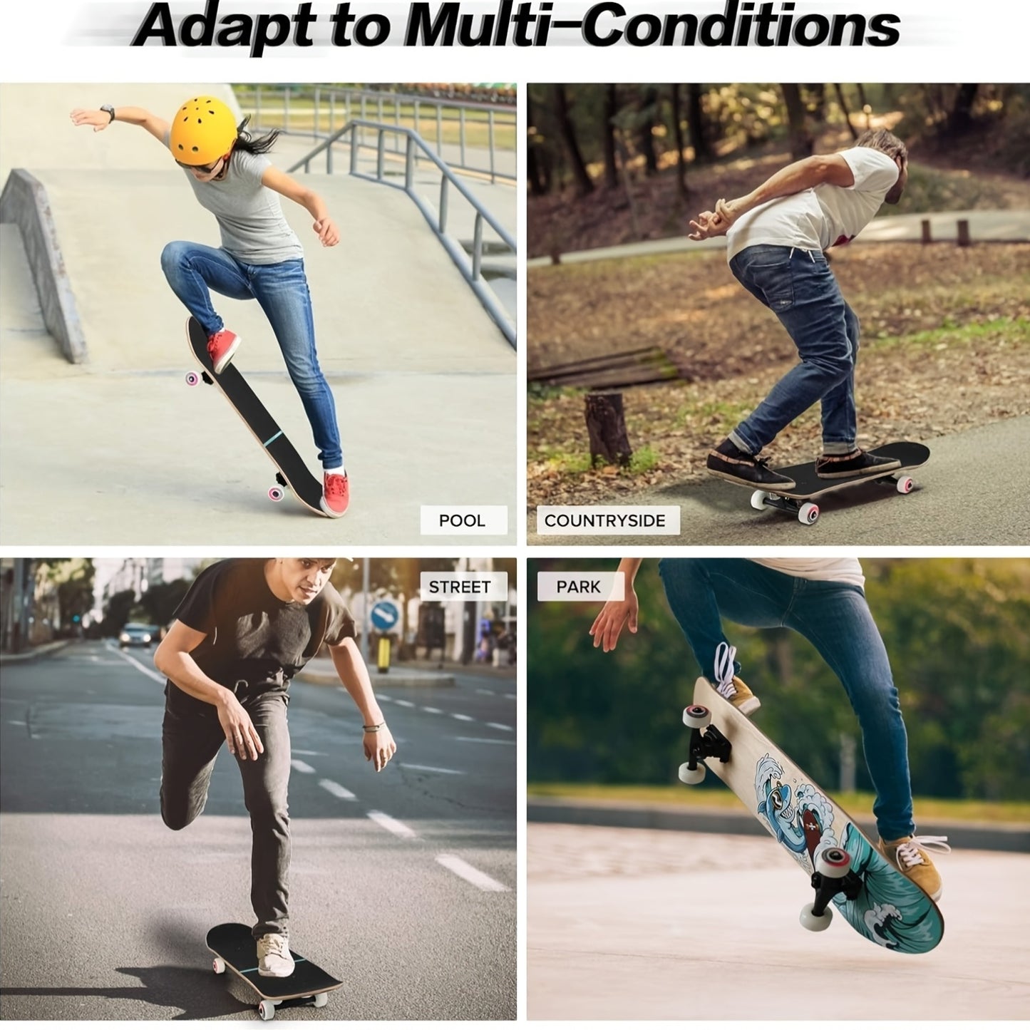 LOT EXKITE Beginner Skateboard - 31\