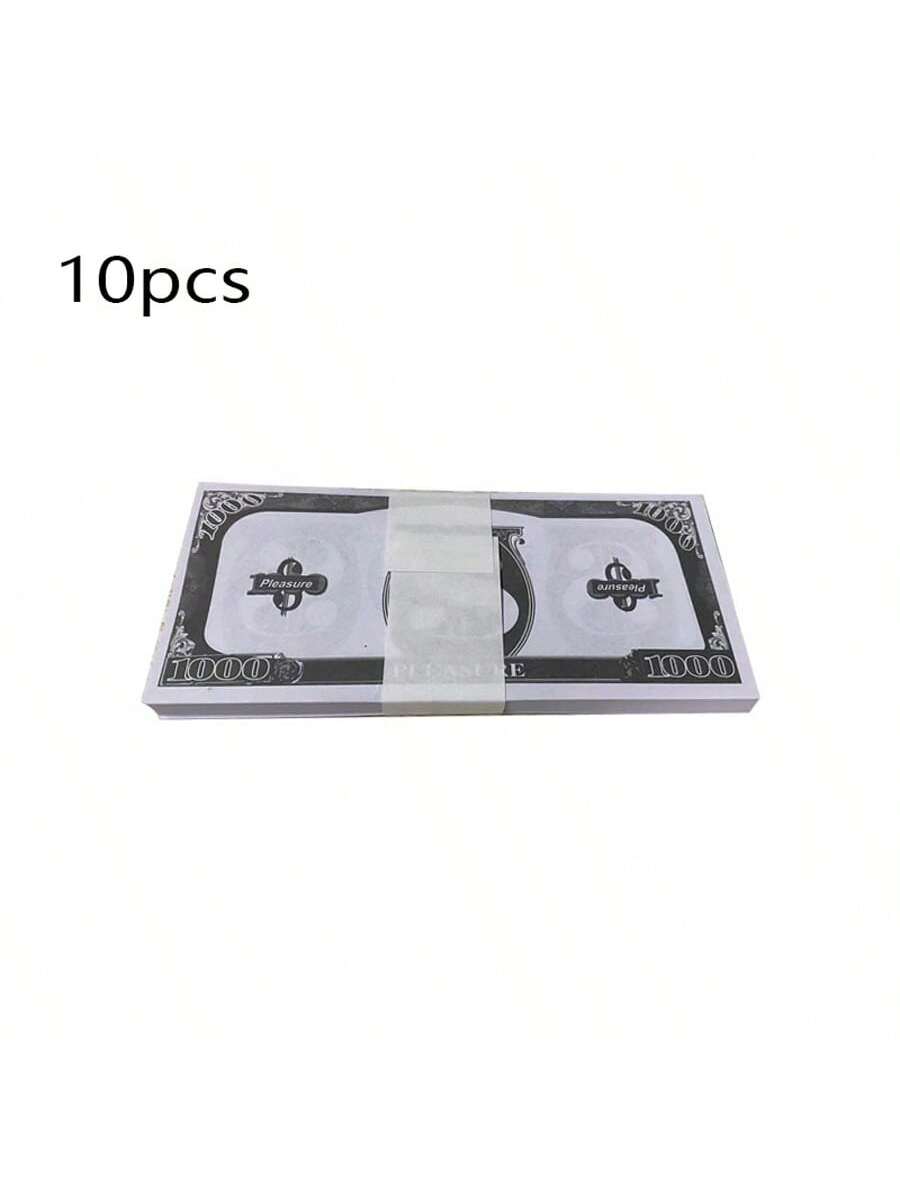 10 Sets Of 100pcs Spray Money Gun Dollar Bills Toy Game Props For Weddings And Parties,Christmas Black