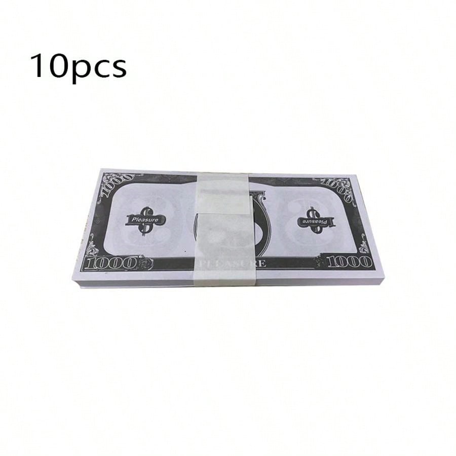 10 Sets Of 100pcs Spray Money Gun Dollar Bills Toy Game Props For Weddings And Parties,Christmas Black