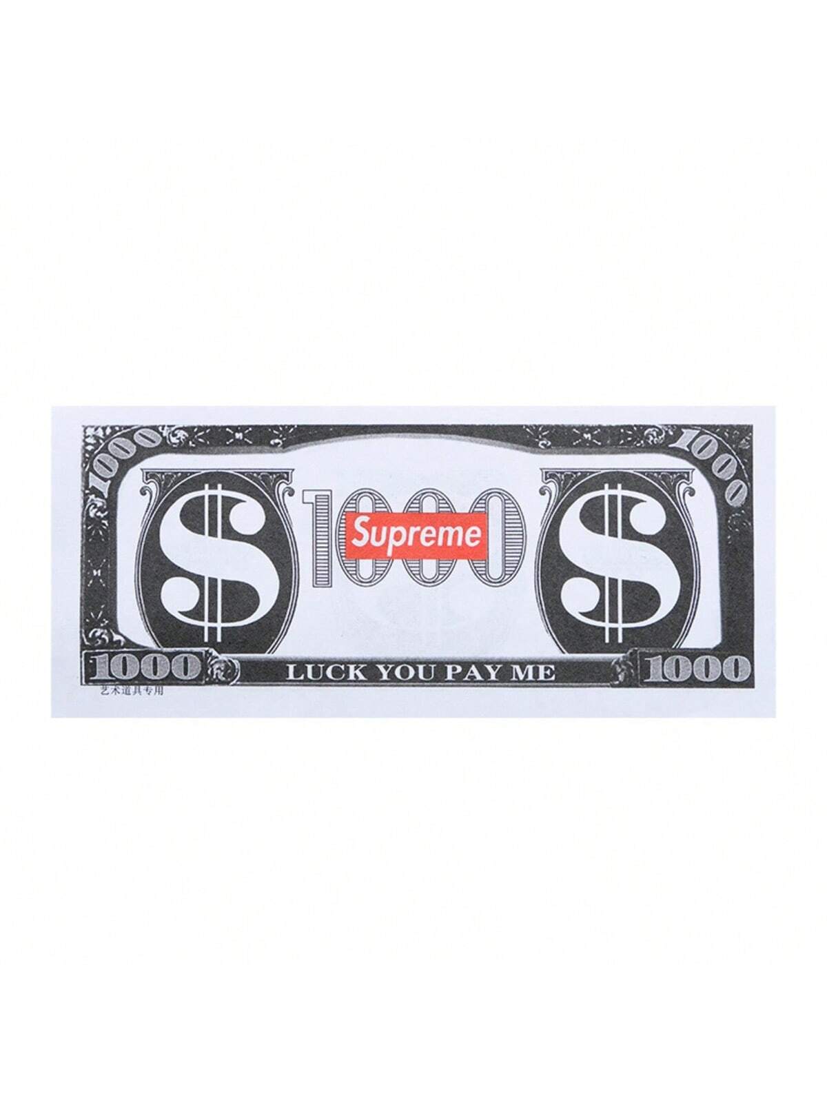 100pcs Prop Funny Gag Game Fake Money Bills, Suitable For Movies, Videos, Christmas, Birthday Parties And Festivals (Single Bill, No Gun) Multicolor