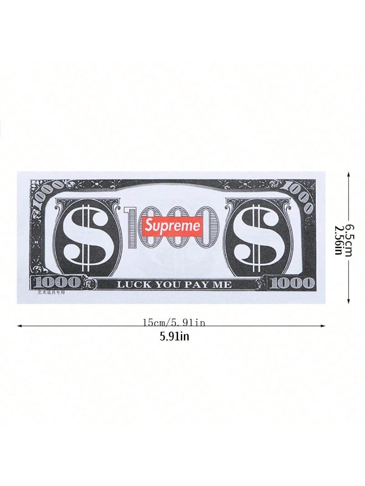 100pcs Prank Game Props, Fake Banknotes, Cash Shooting Gun, Movie, Video, Christmas, Halloween, Birthday Party And Festival Supplies Multicolor