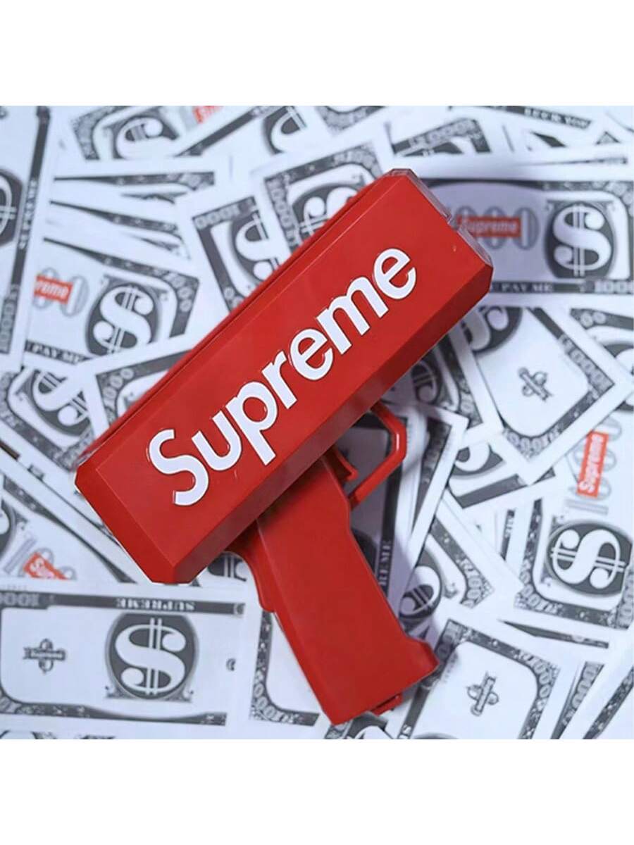 100pcs Prank Game Props, Fake Banknotes, Cash Shooting Gun, Movie, Video, Christmas, Halloween, Birthday Party And Festival Supplies Multicolor