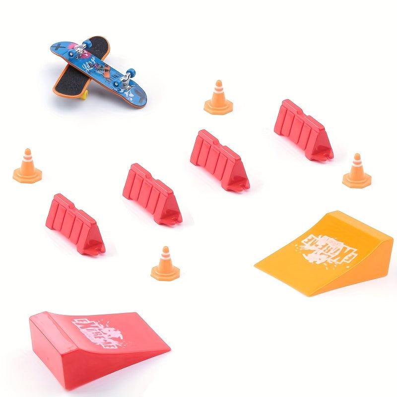 DIY finger kit including finger skateboard, finger bike, scooter, pants and tool accessories fingertip sports - Christmas, Christmas decorations, Christmas gifts