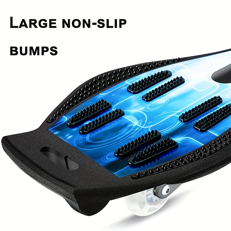 YYW Deluxe Youth Skateboard With Light-up Wheels, Color Upgrade, More Exciting, Fun And Eye-catching, Torsion Skateboard For Kids 8 Years And Older