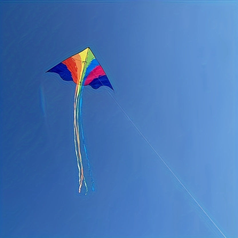 Rainbow Bird Kite for Sports with Dual Line Control, 230cm Wingspan with 100m String, Chemical Fiber Material, Precision Positioning Printing - Kite Flying Travel Accessory from Other Regions