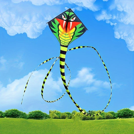 Giant Power Snake Kite - Durable, Easy-to-Fly Long Tail Design for Outdoor Fun - Perfect Halloween & Christmas Gift, Ideal for Beach & Park Play, Best for Christmas