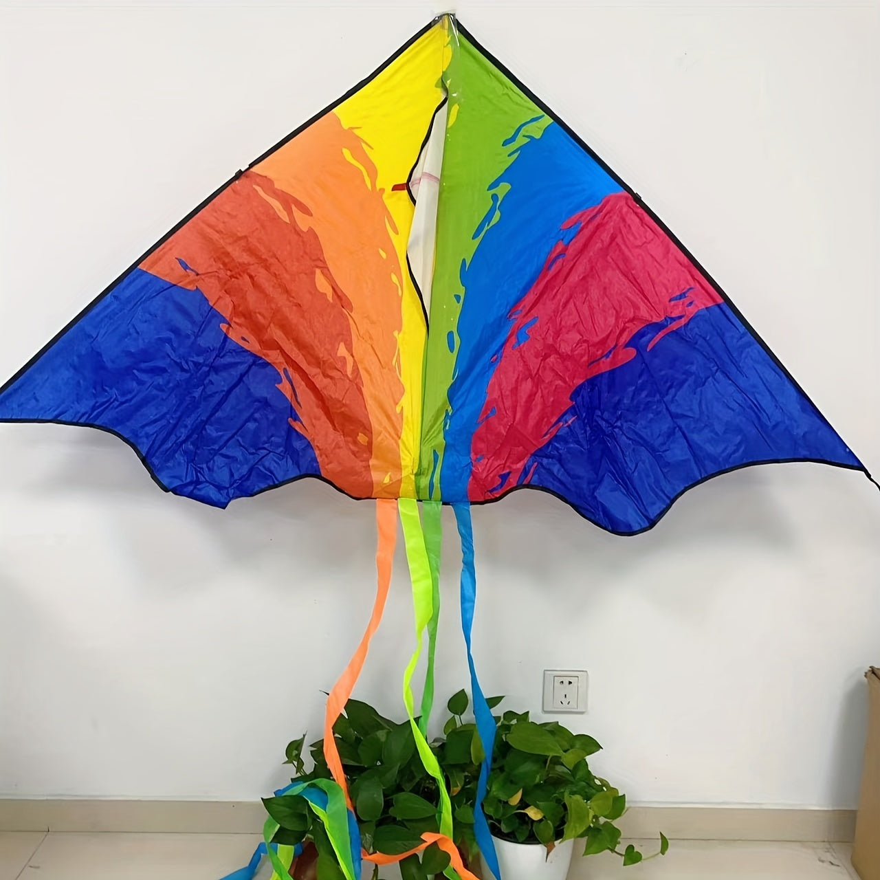 Rainbow Bird Kite for Sports with Dual Line Control, 230cm Wingspan with 100m String, Chemical Fiber Material, Precision Positioning Printing - Kite Flying Travel Accessory from Other Regions