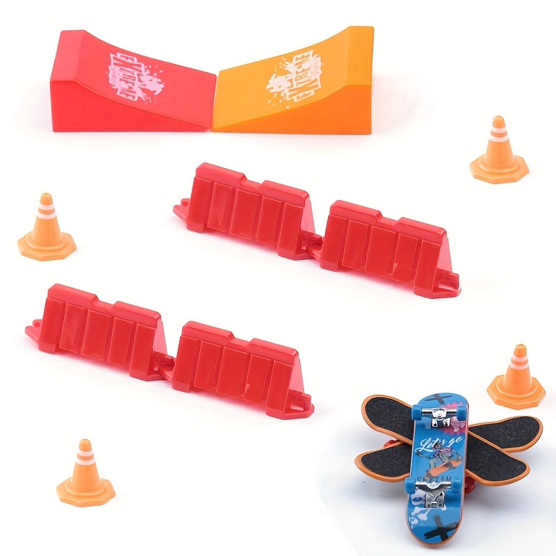 DIY finger kit including finger skateboard, finger bike, scooter, pants and tool accessories fingertip sports - Christmas, Christmas decorations, Christmas gifts