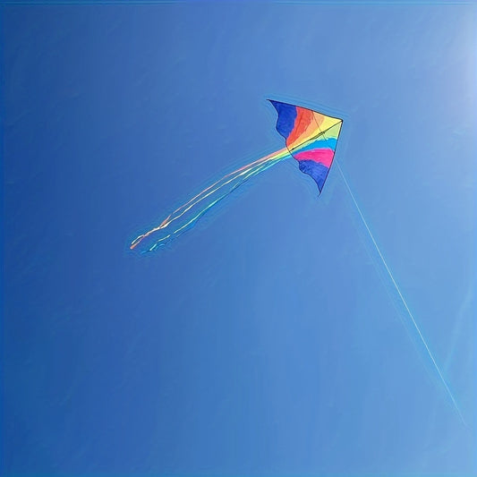 Rainbow Bird Kite for Sports with Dual Line Control, 230cm Wingspan with 100m String, Chemical Fiber Material, Precision Positioning Printing - Kite Flying Travel Accessory from Other Regions