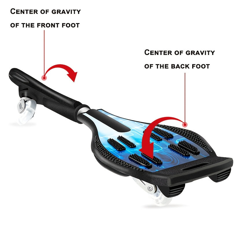 YYW Deluxe Youth Skateboard With Light-up Wheels, Color Upgrade, More Exciting, Fun And Eye-catching, Torsion Skateboard For Kids 8 Years And Older